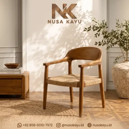 Kursi Cafe Jati Jepara Solid Wood Custom Desain