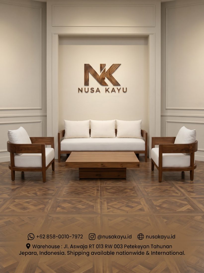 Set Sofa Kayu Jepara Modern